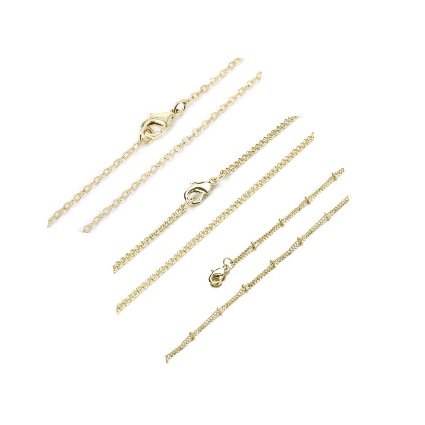 Neckglasses' "Gold Chain Value Package" with Microfiber Cleaning Pouch