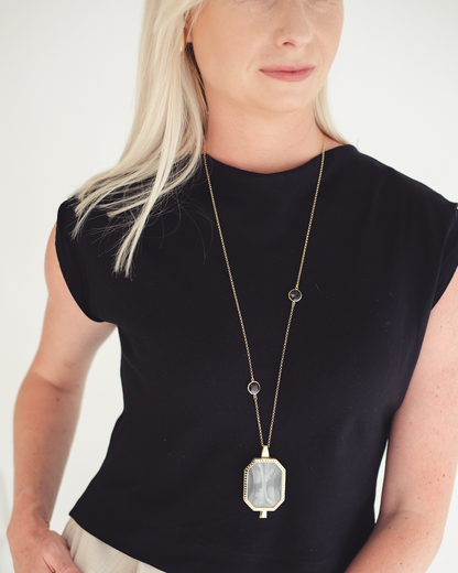 Dianna Gemstone Neckglasses