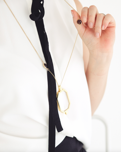 Dianna Gemstone Neckglasses