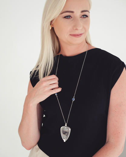 Susan Gemstone Neckglasses