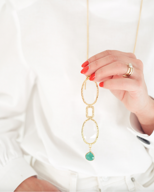 Catherine Gemstone Neckglasses