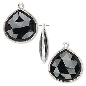 Black Onyx Pendant in silver