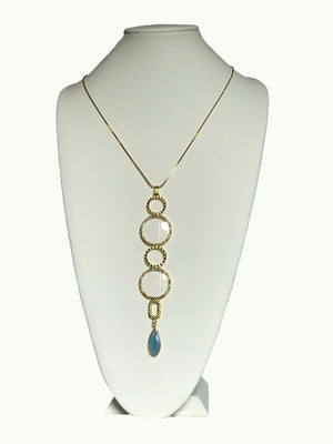 Karen Blue Chalcedony | BuyNeckglasses