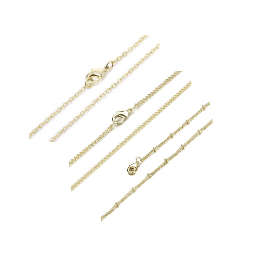 Neckglasses' "Gold Chain Value Package" with Microfiber Cleaning Pouch