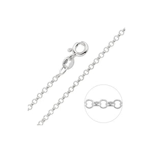 Sterling Silver Rollo 2.0MM; 30 Inch Chain with Lobster Clasp